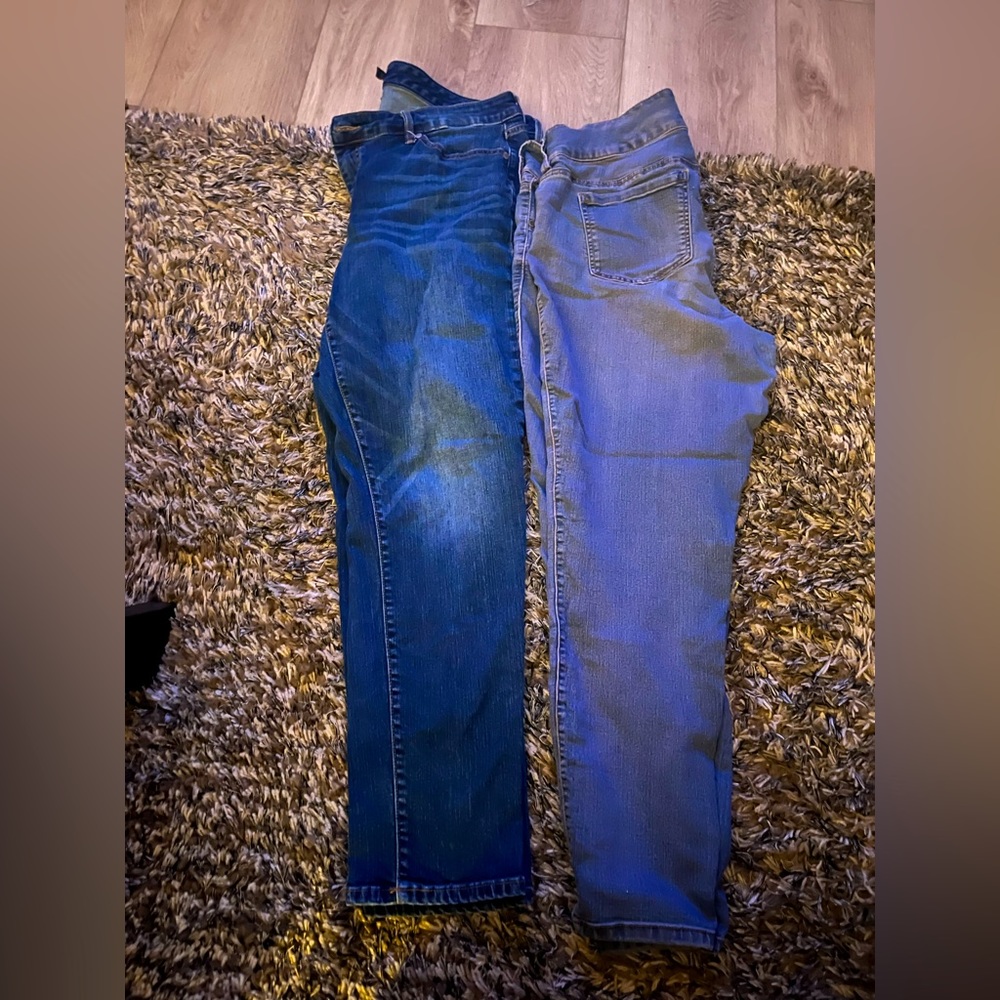 2 pairs stretch Torrid jeans 16R